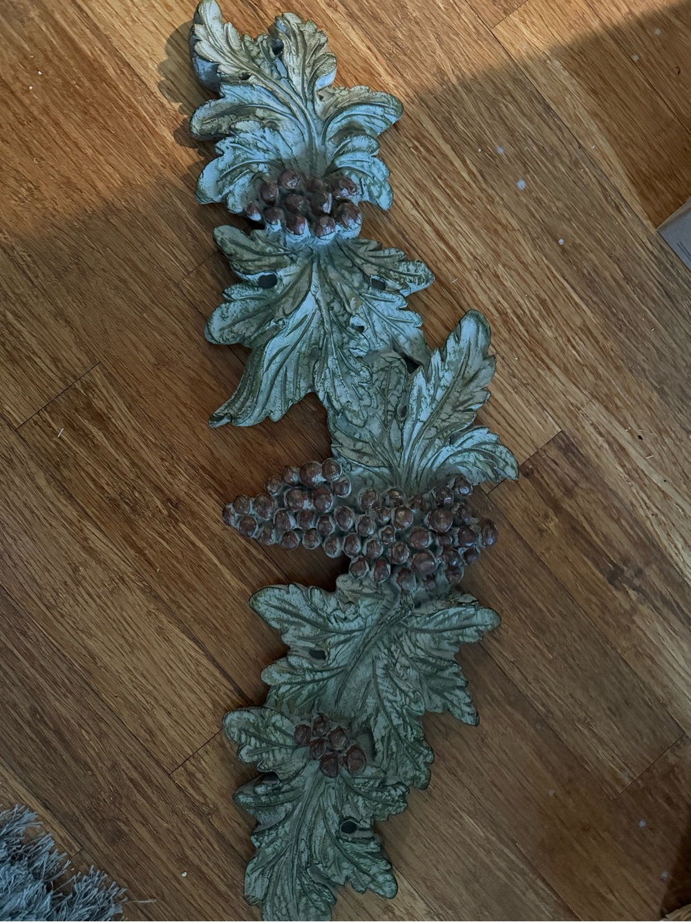 Decorative Grapevine Wall Accent - Green and Brown
